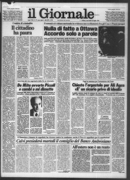 Il giornale nuovo : quotidiano del mattino